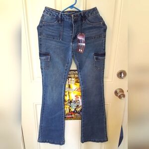 No Boundaries size 1 cargo denim jeans